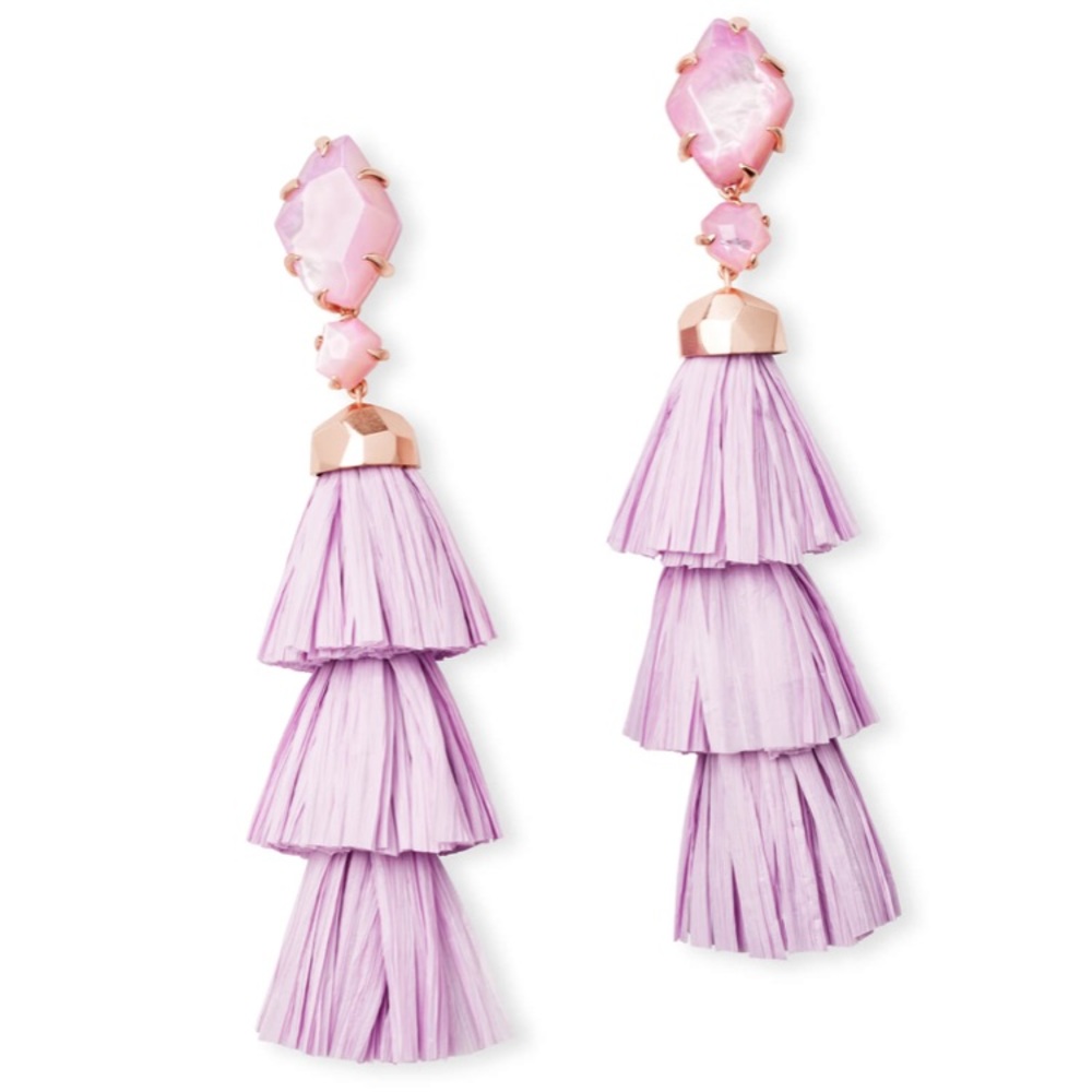 Kendra Scott Denise Rose Gold Lilac Mother Pearl